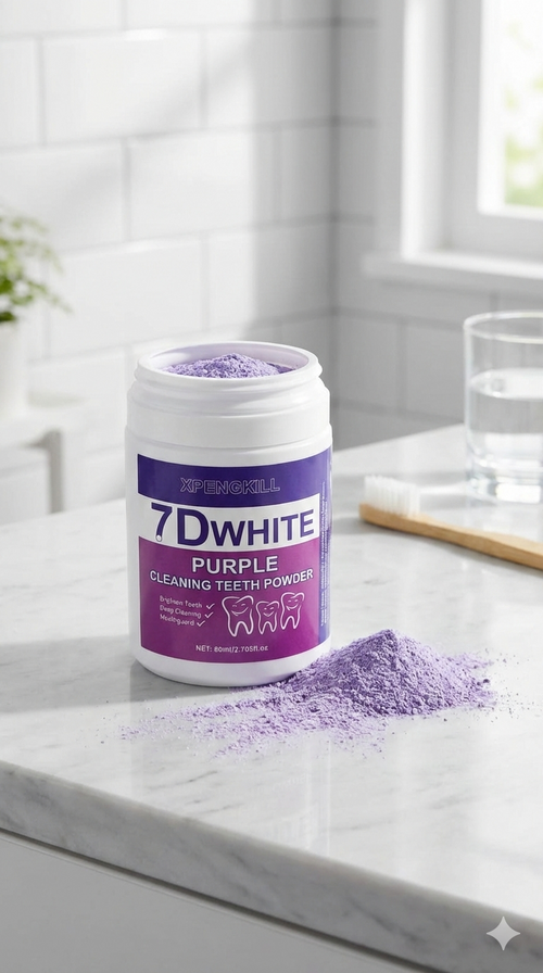 Polvo Limpiador Dental 7DWHITE